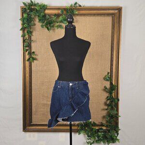BDG Urban Outfitters Denim Mini Skirt With Ruffle - NWOT